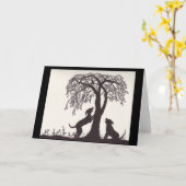 DOgs Bird Kaart (Gele Bloem)