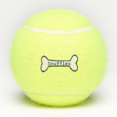 Dogs Bone Tennis Balls Tennisballen (Achterkant)
