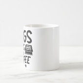 Dogs Books Coffee Typography Quote Gezegde Reading Koffiemok (Center)