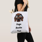 Dogs Books Tea Tote Bag (Dichtbij)