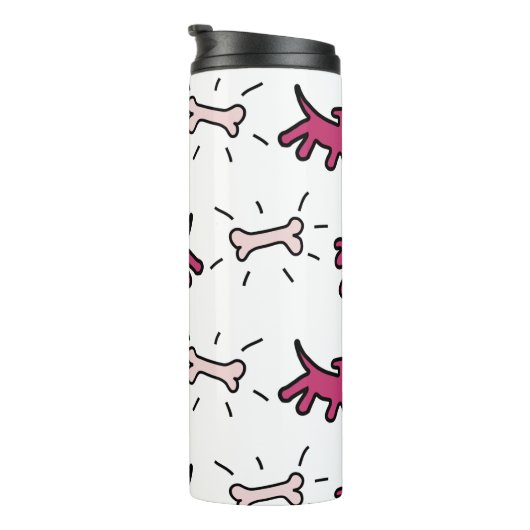 Dogs Botten DR Graffiti Style Thermal Trumbler Thermosbeker (Geroteerd rechts)