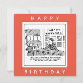 Dogs Cartoon wordt niet verkocht in tapijtschoenen Kaart (Voorkant)