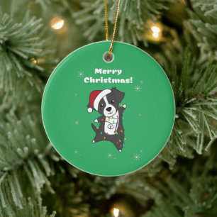 Dogs Ce Keramisch Ornament