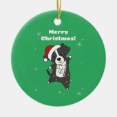 Dogs Ce Keramisch Ornament (Voorkant)