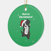 Dogs Ce Keramisch Ornament (Links)