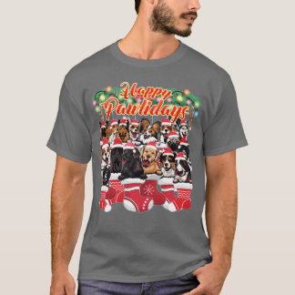 Dogs Christmas Decoration Schattigee en Knuffelhon T-shirt