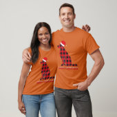 Dogs Christmas retro T-shirt (Unisex)