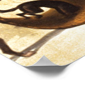 Dogs Circus Illustratie Art Oud Antiek Poster (Hoek)