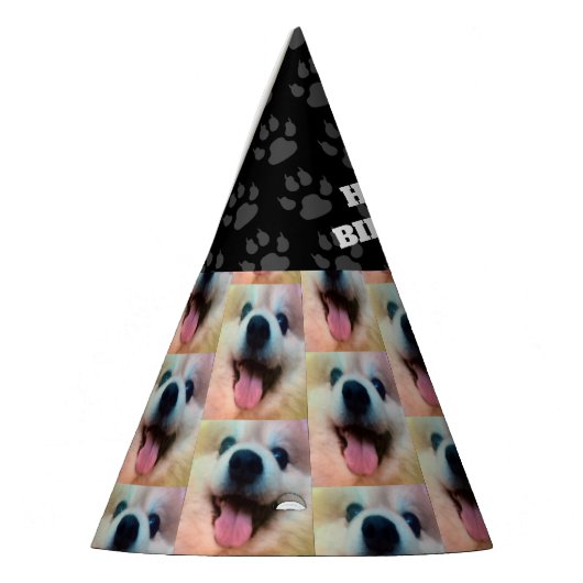 Dog's Custom Foto Verjaardagsfeestje Pet Feesthoedjes (Links)