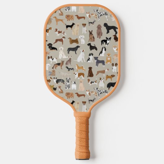 Dogs Cute pet Pickleball Paddle (Voorkant)