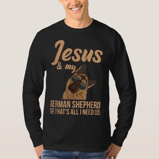 Dogs Design for a German Shepherd Owner T-shirt (Voorkant)