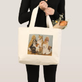 Dogs' Dinner Grote Tote Bag (Voorkant (product))
