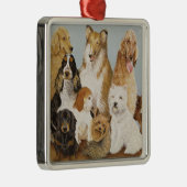 Dogs' Dinner Metalen Ornament (Rechts)