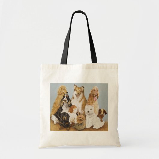 Dogs' Dinner Tote Bag (Voorkant)