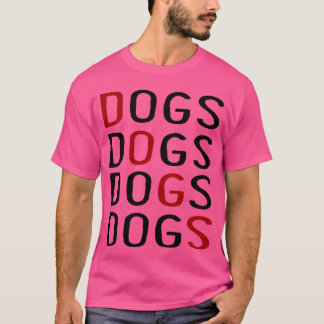 Dogs Dogs Retro Vriend T-shirt