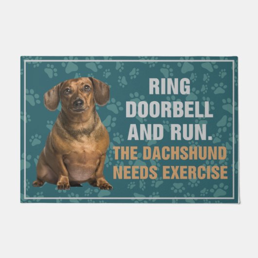 Dogs Doormat - Funny Doormat - Funny Housewarming Deurmat (Voorkant)