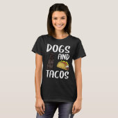 Dogs en Tacos Bouvier des Flandres Mexican Food T-shirt (Voorkant volledig)