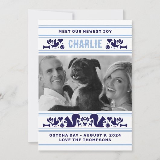 Dog's favoriete dingen Gotcha Day aankondiging (Voorkant)