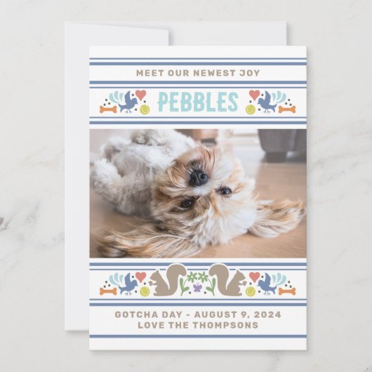 Dog's favoriete dingen Gotcha Day aankondiging (Voorkant)