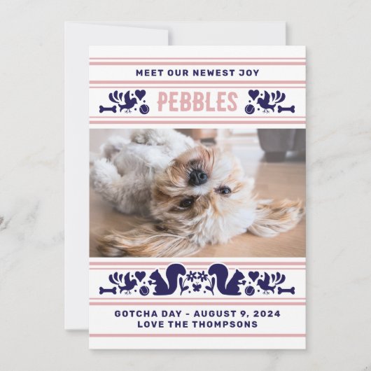 Dog's favoriete dingen Gotcha Day aankondiging (Voorkant)