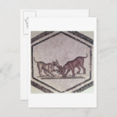 Dogs Fighting for a Bird, Roman, 2e eeuw ( Briefkaart (Voorkant / Achterkant)