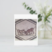 Dogs Fighting for a Bird, Roman, 2e eeuw ( Briefkaart (Staand voorkant)