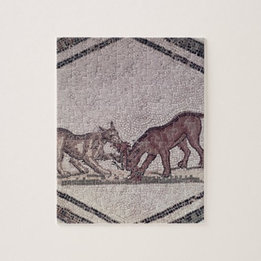 Dogs Fighting for a Bird, Roman, 2e eeuw ( Legpuzzel (Verticaal)