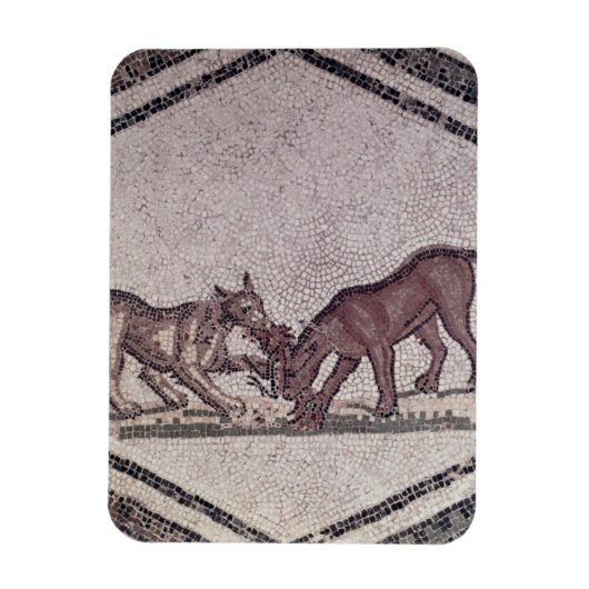 Dogs Fighting for a Bird, Roman, 2e eeuw ( Magneet (Verticaal)
