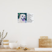 Dog's gedicht poster (Keuken)