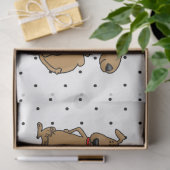 DOGS gespeld in Funny Cute Dog Letters Tissuepapier (Geschenk)