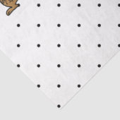 DOGS gespeld in Funny Cute Dog Letters Tissuepapier (Detail)