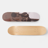 Dog's gezicht skateboard (Horizontaal)