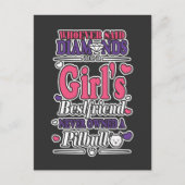 Dogs Gift Best Friend Diamond Pit bull Briefkaart (Voorkant)