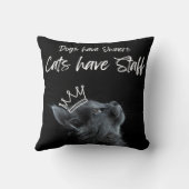 Dogs have Owners, Cats Have Staff Kussen (Achterkant)