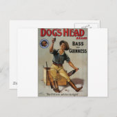Dog's Head Brand Briefkaart (Voorkant / Achterkant)