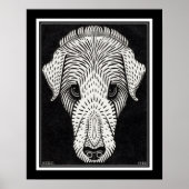 "Dogs Head" ca. 1920, van Julie de Graag Poster (Voorkant)