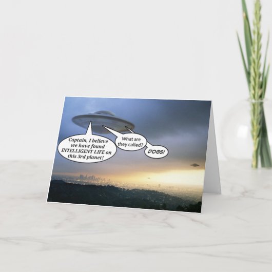 DOGS: Het intelligente leven van de aarde! Kaart (Voorkant)