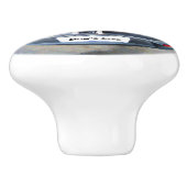 Dog's Life Fish-eye Lens Cute Funny Keramische Knop (Zijkant)