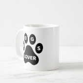Dogs Lover Coffee Mug Koffiemok (Voorkant links)