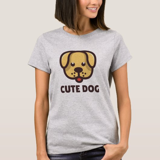 Dogs Lover Cute Dog T-shirt (Voorkant)