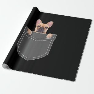 Dogs Lovers   Franse hond in mijn zakdoekje Cadeaupapier