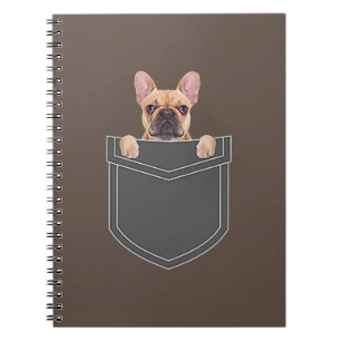 Dogs Lovers   Franse hond in mijn zakdoekje Notitieboek