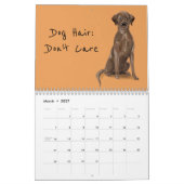 Dogs Lovers Pet Fun Quote Kalender (Mar 2027)