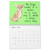 Dogs Lovers Pet Fun Quote Kalender (Feb 2027)