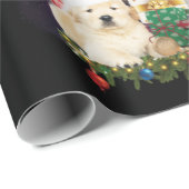 Dogs Merry Kerstlight Cadeaupapier (Rol Hoek)