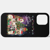 Dogs Merry Kerstlight Case-Mate iPhone Case (Achterkant (horizontaal))