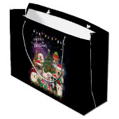 Dogs Merry Kerstlight Groot Cadeauzakje (Achterkant Gekanteld)