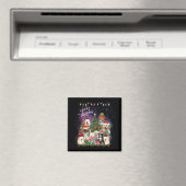 Dogs Merry Kerstlight Magneet (Insitu (Vaatwasser))