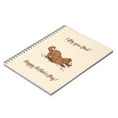 Dogs met vuil graven - Happy Vaderdag. Notitieboek (Linkerzijde)