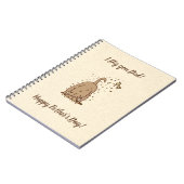 Dogs met vuil graven - Happy Vaderdag. Notitieboek (Linkerzijde)